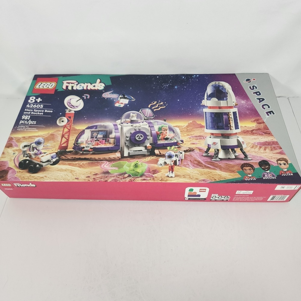 LEGO Friends 42605 Mars Space Base and Rocket 981 Pc New Sealed Space Set